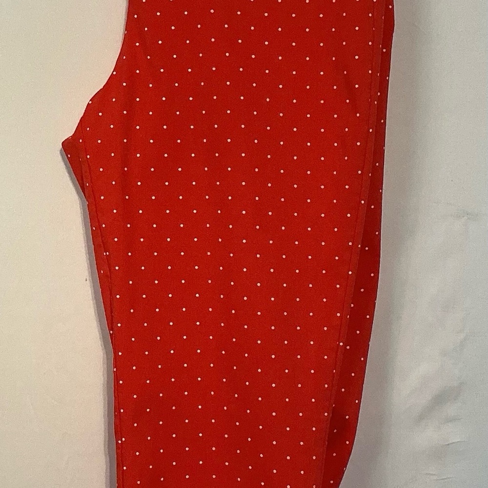 Rafaella Red Polka Dot Capris
